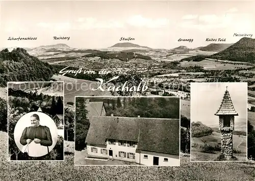 AK / Ansichtskarte Donzdorf Gasthaus zur Mutter Franzel auf der Kuchalb Bildstock Landschaftspanorama Schwaebische Alb Bromsilber Donzdorf