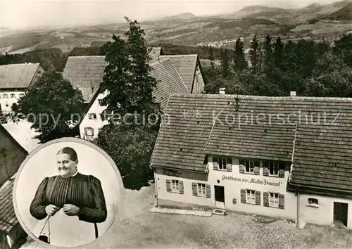 AK / Ansichtskarte Donzdorf Gasthaus zur Mutter Franzel auf der Kuchalb Bromsilber Donzdorf
