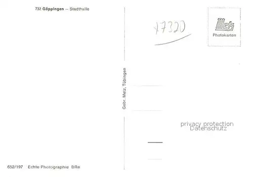 AK / Ansichtskarte Goeppingen Stadthalle Seerosenteich Goeppingen