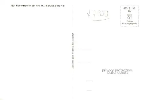 AK / Ansichtskarte Goeppingen Barbarossa Kirchlein am Fusse des Hohenstaufen im Winter Goeppingen