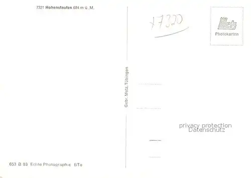 AK / Ansichtskarte Hohenstaufen Landschaftspanorama Hohenstaufen