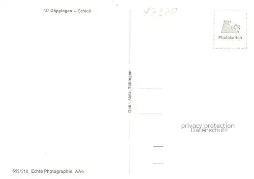 AK / Ansichtskarte Goeppingen Schloss Nachtaufnahme Goeppingen
