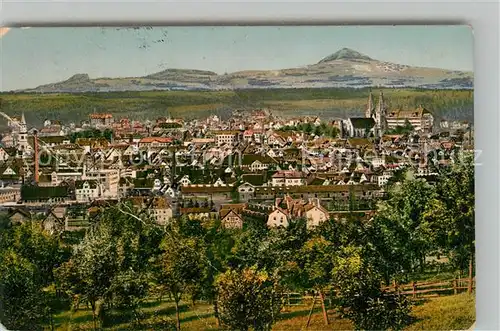 AK / Ansichtskarte Goeppingen Stadtpanorama mit Blick zum Hohenstaufen Goeppingen