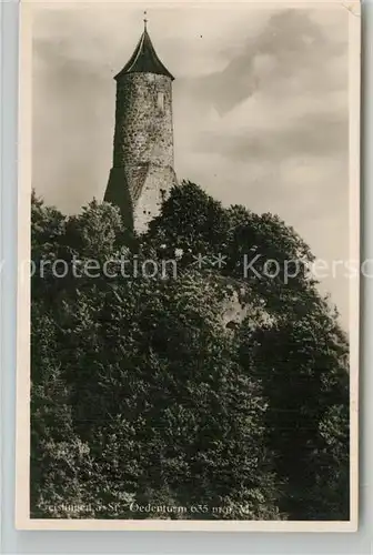 AK / Ansichtskarte Geislingen_Steige oeedenturm Schwaebische Alb Geislingen_Steige