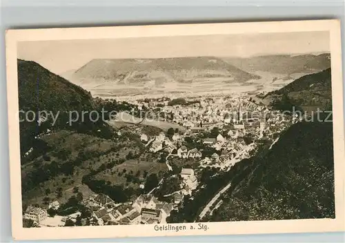 AK / Ansichtskarte Geislingen_Steige Blick ins Tal Geislingen_Steige