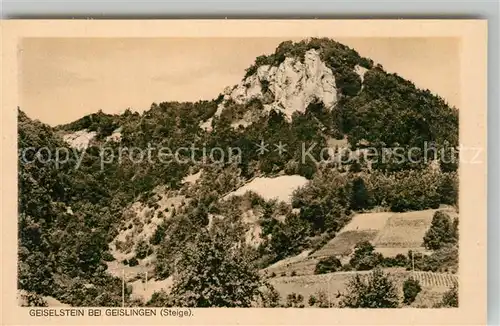 AK / Ansichtskarte Geislingen_Steige Geiselstein Schwaebische Alb Geislingen_Steige