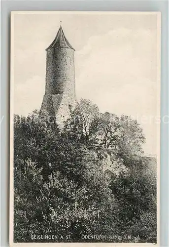 AK / Ansichtskarte Geislingen_Steige oedenturm Schwaebische Alb Geislingen_Steige