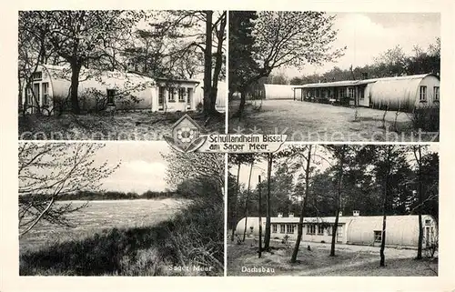 AK / Ansichtskarte Bissel Schullandheim Bissel am Sager Meer Dachsbau Bissel