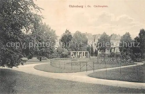 AK / Ansichtskarte Oldenburg_Niedersachsen Caecilienplatz Oldenburg Niedersachsen