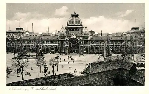 AK / Ansichtskarte Nuernberg Hauptbahnhof Nuernberg