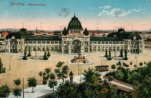 AK / Ansichtskarte Nuernberg Hauptbahnhof Nuernberg