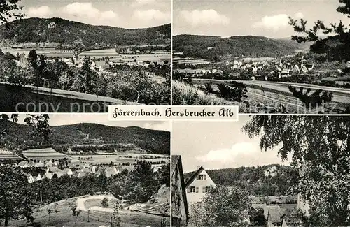 AK / Ansichtskarte Foerrenbach Hersbrucker Alb Panorama Foerrenbach
