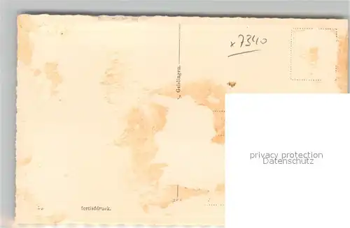 AK / Ansichtskarte Geislingen_Steige Oedenturm Geislingen_Steige