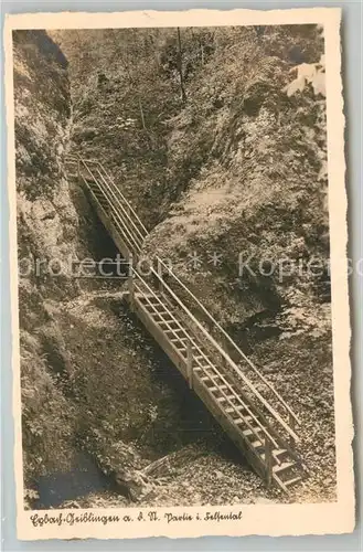 AK / Ansichtskarte Eybach_Geislingen_Steige Partie im Helfental Eybach_Geislingen_Steige