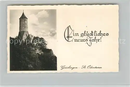 AK / Ansichtskarte Geislingen_Steige Oedenturm Geislingen_Steige