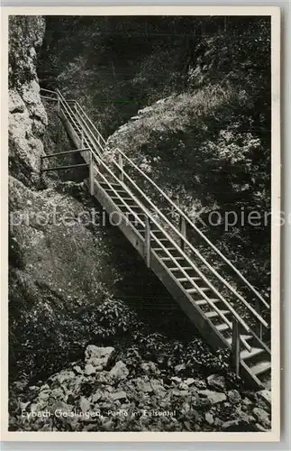 AK / Ansichtskarte Geislingen_Steige Partie im Felsental Geislingen_Steige