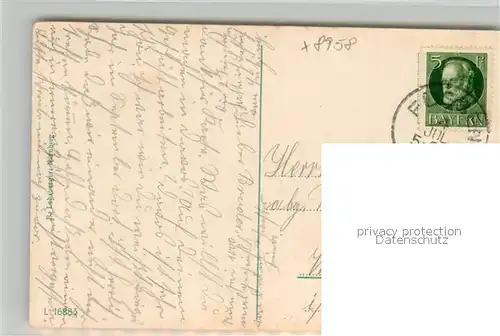 AK / Ansichtskarte Fuessen_Allgaeu Lechpartie mit Schloss Fuessen Allgaeu