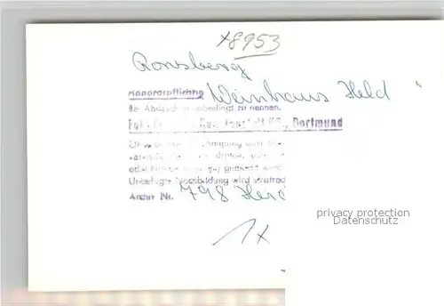 AK / Ansichtskarte Ronsberg Weinhaus Held Ronsberg