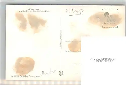 AK / Ansichtskarte Ottobeuren mit Basilia und Benediktiner Abtei Ottobeuren