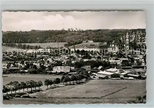 AK / Ansichtskarte Ottobeuren Panorama mit Benediktiner Abtei Ottobeuren