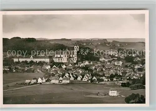 AK / Ansichtskarte Ottobeuren mit Basilika und Benediktiner Abtei Ottobeuren