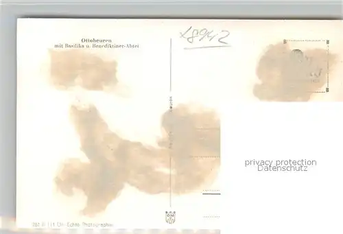 AK / Ansichtskarte Ottobeuren mit Basilika und Benediktiner Abtei Ottobeuren