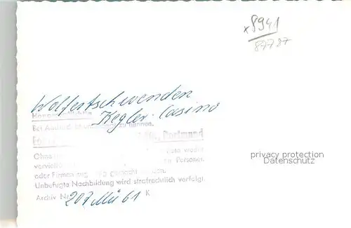 AK / Ansichtskarte Wolfertschwenden Kegler Casino Wolfertschwenden