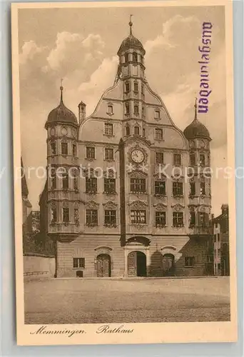 AK / Ansichtskarte Memmingen Rathaus Memmingen