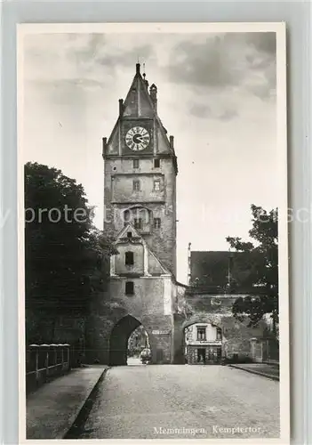 AK / Ansichtskarte Memmingen Kemptertor Memmingen