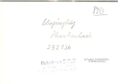 AK / Ansichtskarte Oberguenzburg Krankenhaus Wartezimmer Oberguenzburg