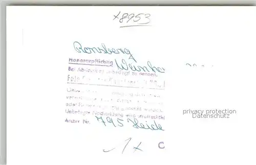 AK / Ansichtskarte Ronsberg Weinhaus Held Buecherecke Ronsberg