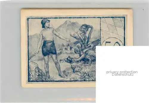 AK / Ansichtskarte Fuessen_Allgaeu 50 Pfennig Kriegsnotgeld Fuessen Allgaeu