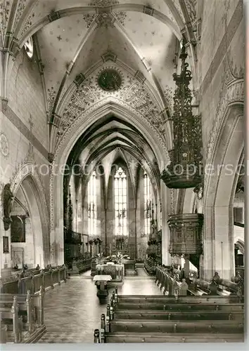 AK / Ansichtskarte Geislingen_Steige Stadtkirche Inneres Geislingen_Steige