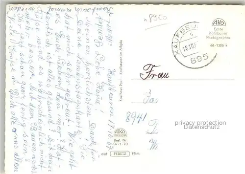 AK / Ansichtskarte Kaufbeuren Bahnhofstr Jordananlage Sedanstr Fuenfknopfturm St Blasiuskirche Neugablonz Schwimmbad Kreszentia Kloster Neptunbrunnen Pfarrkirche St Martin Kaufbeuren