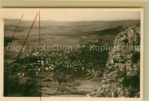 AK / Ansichtskarte Donzdorf Talblick Felsen Schwaebische Alb Donzdorf