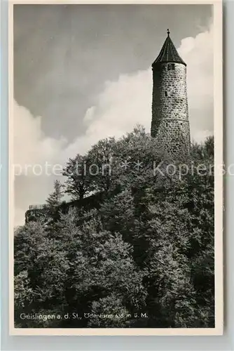 AK / Ansichtskarte Geislingen_Steige oedenturm Schwaebische Alb Geislingen_Steige