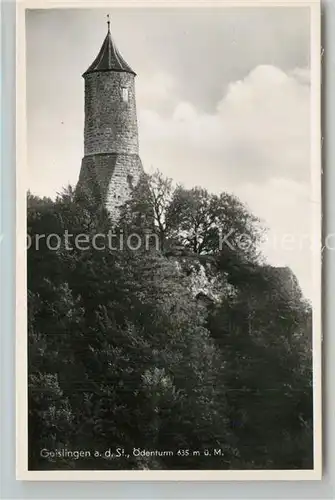 AK / Ansichtskarte Geislingen_Steige oedenturm Schwaebische Alb Geislingen_Steige