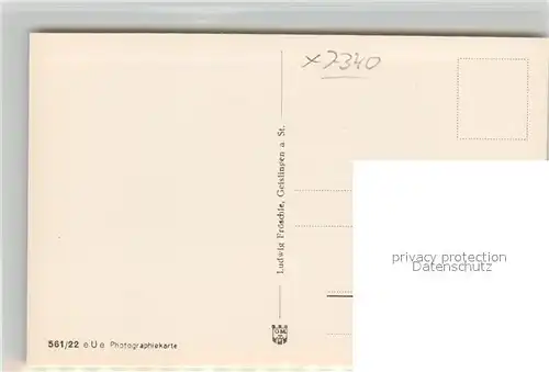 AK / Ansichtskarte Geislingen_Steige Geiselstein Landschaftspanorama mit oedenturm Schwaebische Alb Geislingen_Steige