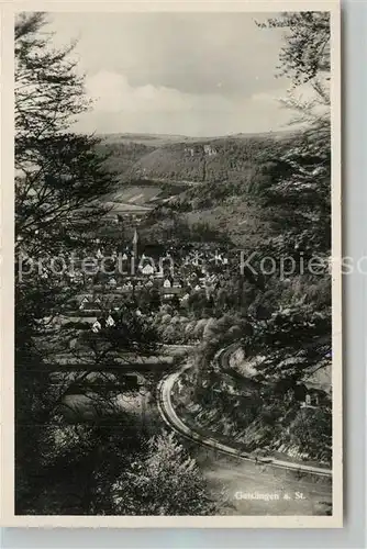 AK / Ansichtskarte Geislingen_Steige Panorama Blick ins Tal Geislinger Steige Geislingen_Steige