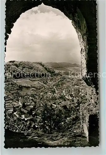 AK / Ansichtskarte Geislingen_Steige Panorama Blick von Ruine Helfenstein auf Fuenftaelerstadt Schwaebische Alb Geislingen_Steige