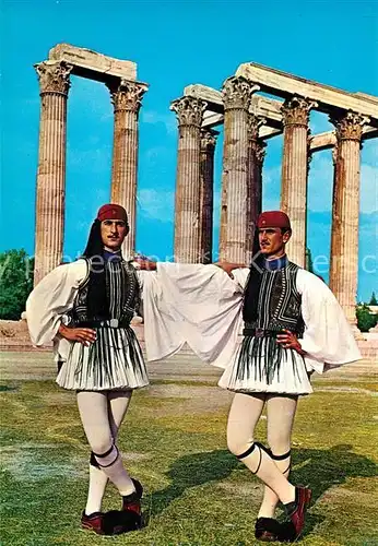 AK / Ansichtskarte Leibgarde_Wache Griechenland Evzonen  