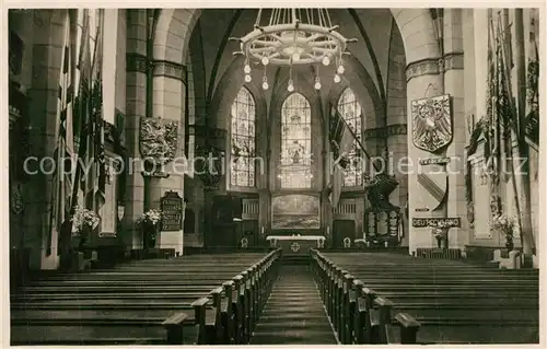 AK / Ansichtskarte Wilhelmshaven Marine Gedaechtnis Kirche Inneres Wilhelmshaven