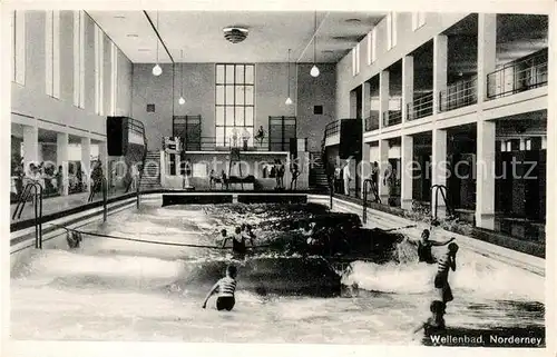AK / Ansichtskarte Norderney_Nordseebad Wellenbad Norderney_Nordseebad