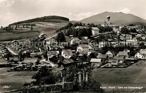 AK / Ansichtskarte Lam_Oberpfalz mit Hohenbogen Lam_Oberpfalz