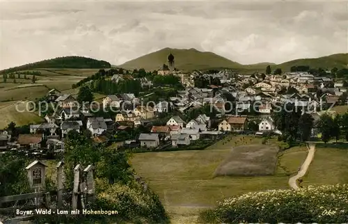 AK / Ansichtskarte Lam_Oberpfalz mit Hohenbogen Lam_Oberpfalz