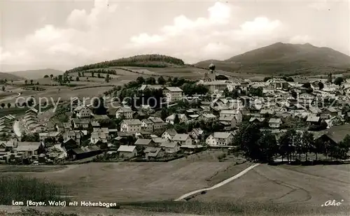 AK / Ansichtskarte Lam_Oberpfalz mit Hohenbogen Lam_Oberpfalz