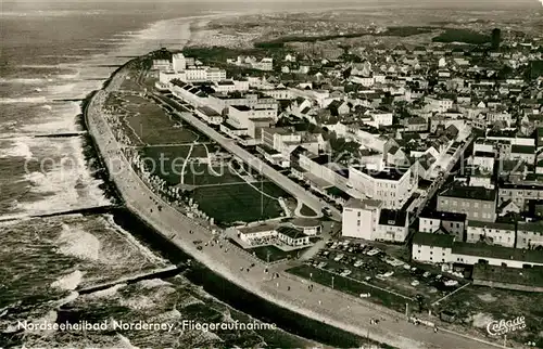 AK / Ansichtskarte Norderney_Nordseebad Fliegeraufnahme Norderney_Nordseebad