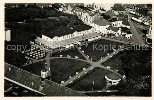 AK / Ansichtskarte Norderney_Nordseebad Kurplatz Fliegeraufnahme Norderney_Nordseebad