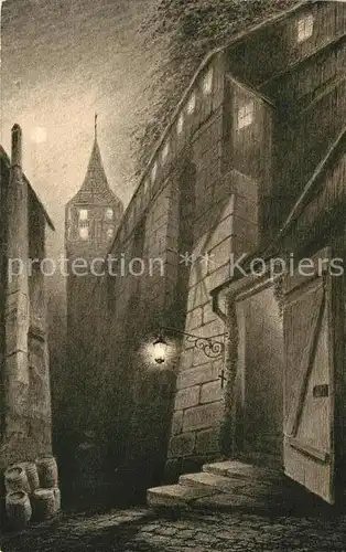 AK / Ansichtskarte Nuernberg Partie am Tiergaertnertor Nuernberg