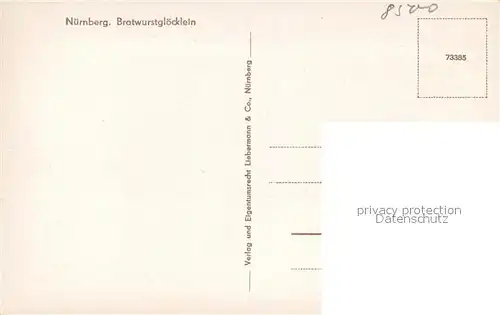 AK / Ansichtskarte Nuernberg Bratwurstgloecklein Nuernberg